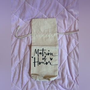 Matron of Honor Drawstring Bag